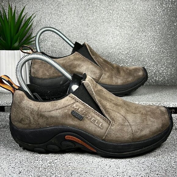 Merrell Mocs Gunsmoke M-Dry Water Resistant Mules Shoes Boots Size 6 - Picture 4 of 9